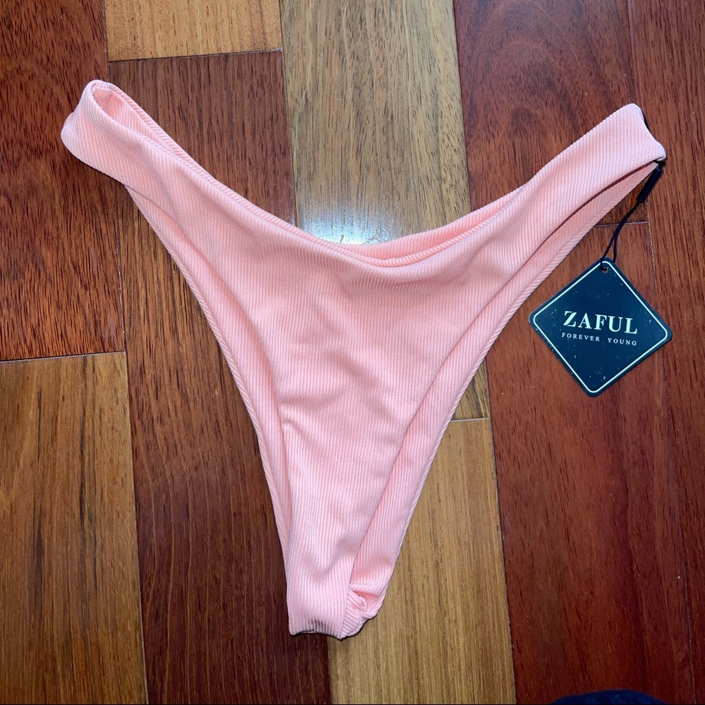 Pink/salmon bikini bottoms